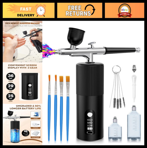 Wireless airbrush kit with - wireless,