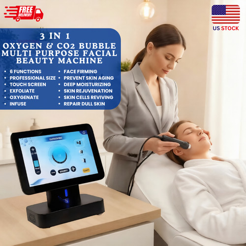 Oxygen co2 facial - 3-in-1,
